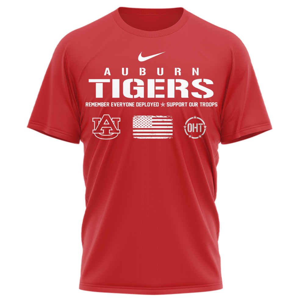 Auburn Tigers , Premium Ncaa Remember Everyone Deployed 3D Shirt Td