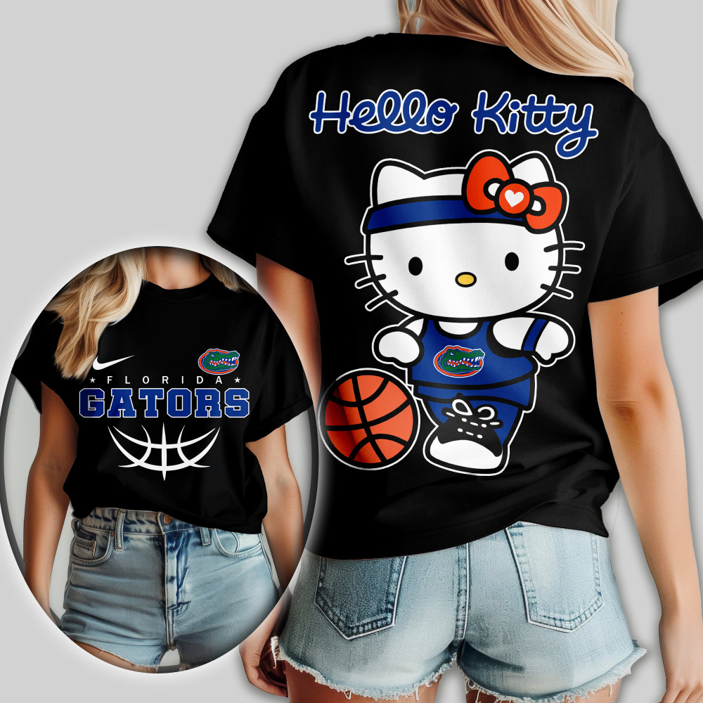 Florida Gators , Premium Ncaa Hello Kitty Basketball Women Shirt Td