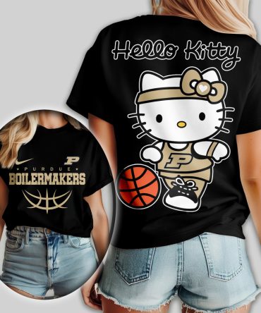 Purdue Boilermakers , Premium Ncaa Hello Kitty Basketball Women Shirt Td
