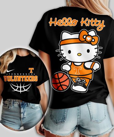 Tennessee Volunteers , Premium Ncaa Hello Kitty Basketball Women Shirt Td