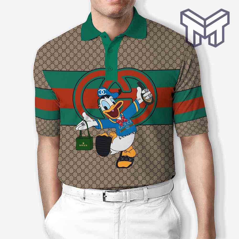 Gucci Polo, Gucci Donald Brown Limited Edition Premium Polo Shirts