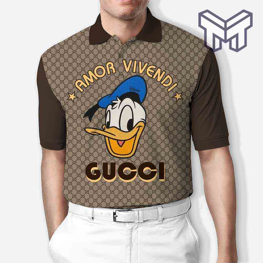 Gucci Polo, Gucci Donald Duck Limited Edition Premium Polo Shirts - Image 2