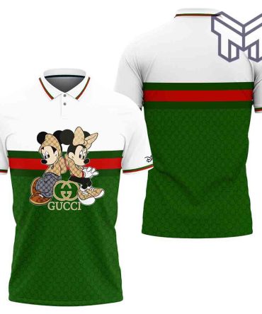 Gucci Polo, Gucci Mickey Disney White Limited Edition Premium Polo Shirts