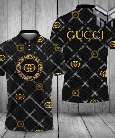 Gucci Polo Shirt, Gucci Black Premium Polo Shirt For Men