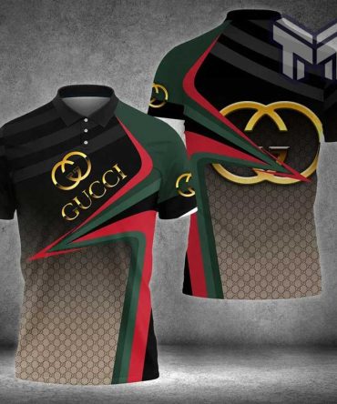 Gucci Polo Shirt, Gucci Brown Premium Polo Shirt For Men