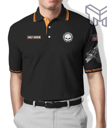 Harley Davidson Polo Shirt, Harley Davidson Premium Polo Shirt Elegant