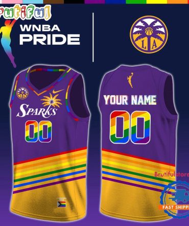Los Angeles Sparks 2026 X Pride Day Limited Edition Basketball Jersey