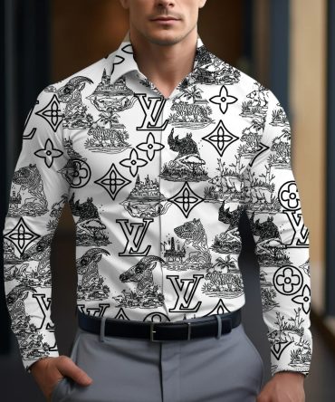 Louis Vuitton Lv Long Sleeve Button Shirt Ccy-Drg0000220331