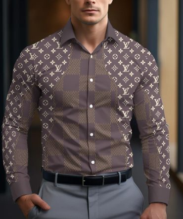 Louis Vuitton Lv Long Sleeve Button Shirt Ccy-Drg0000250420
