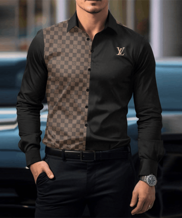 Louis Vuitton Lv Long Sleeve Button Shirt Ccy-Pac0004