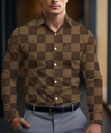 Louis Vuitton Lv Long Sleeve Button Shirt Ccy-Drg0000180553