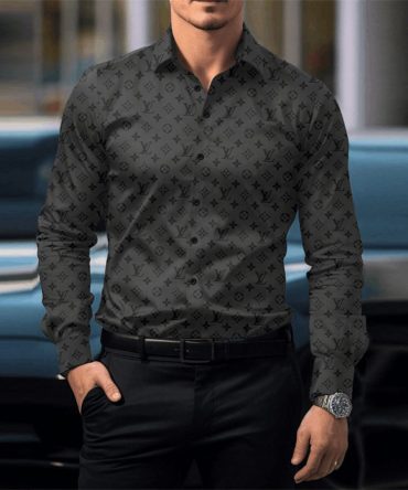 Louis Vuitton Lv Long Sleeve Button Shirt Ccy-Pac0003