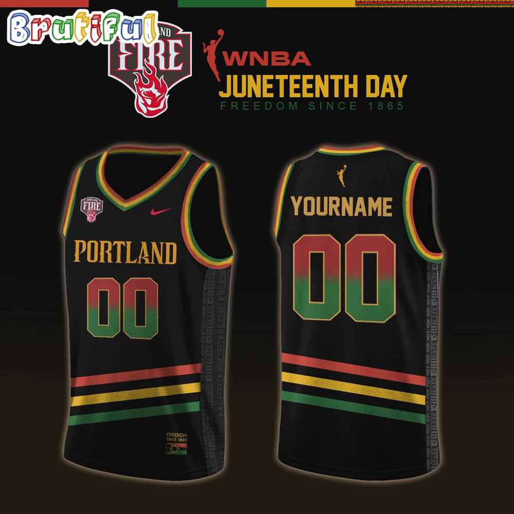 Portland Fire 2026 X Juneteenth Day Limited Edition Basebketball Jersey