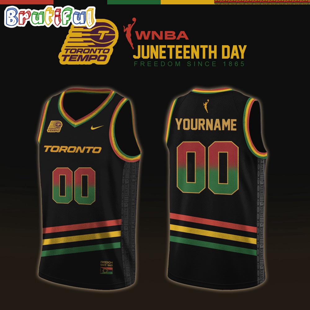 Toronto Tempo 2026 X Juneteenth Day Limited Edition Basebketball Jersey