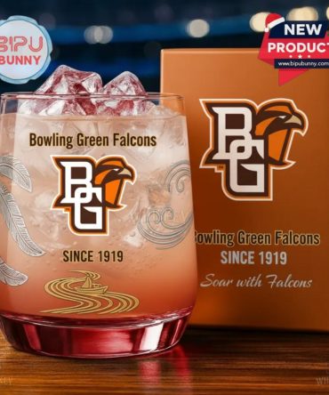 Bowling Green Falcons Whiskey Glass
