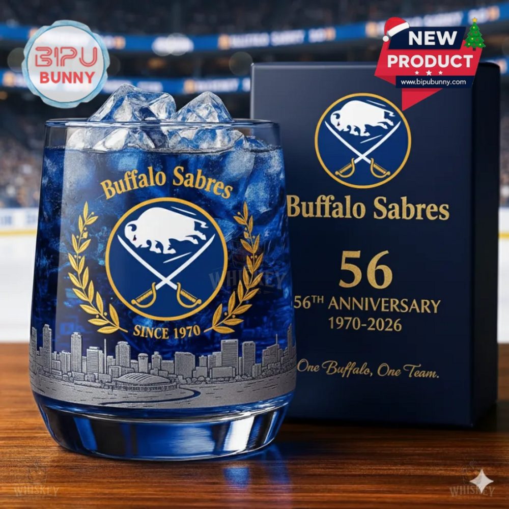 Buffalo Sabres 56Th Anniversary Whisky Glass