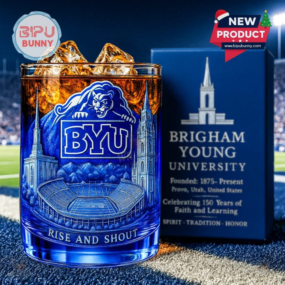 Byu 150Th Anniversary Whiskey Glass