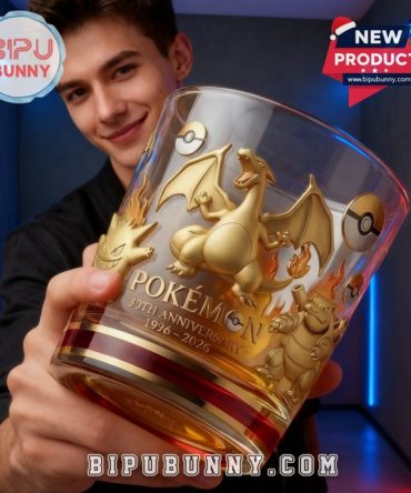 Charizard Pokemon 30Th Anniversary Whiskey Glass