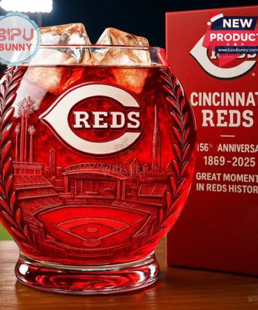 Cincinnati Reds 156Th Anniversary Whiskey Glass