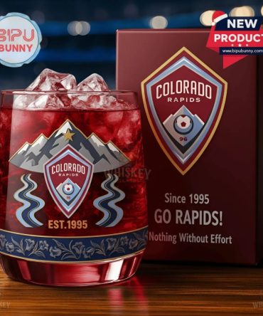 Colorado Rapids Whiskey Glass