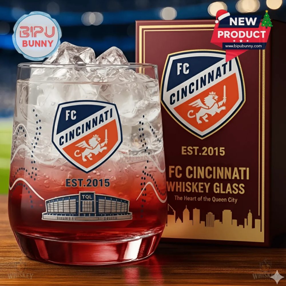 Fc Cincinnati Whiskey Glass