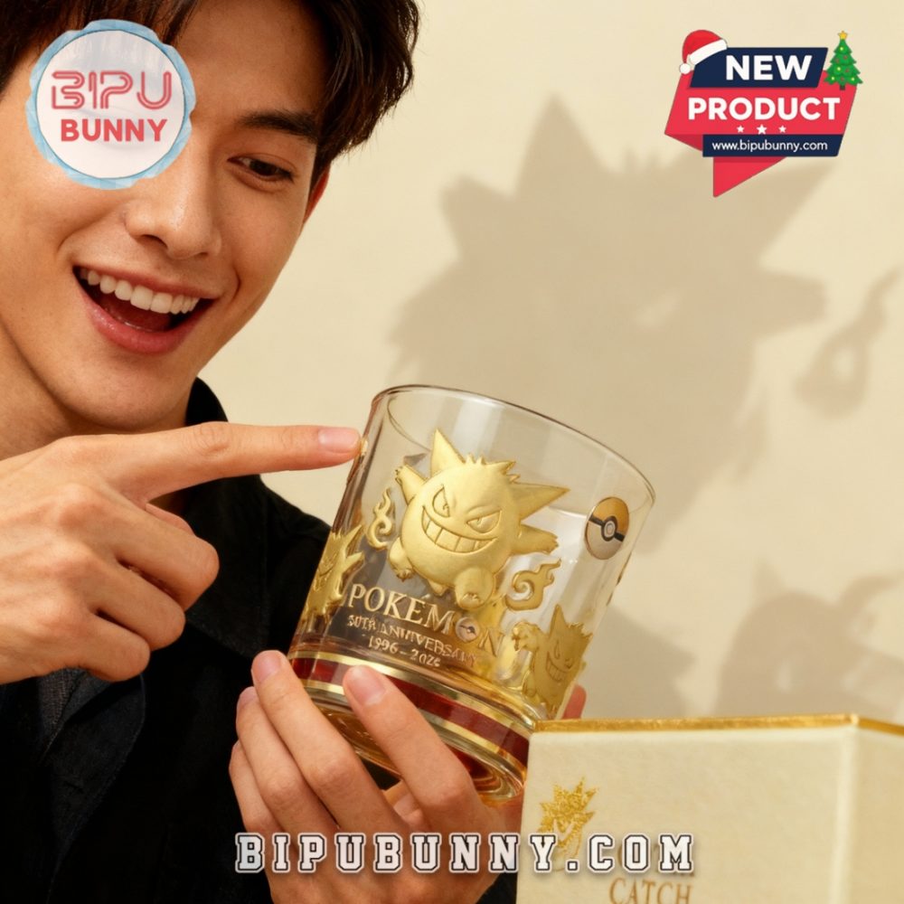 Gengar Pokemon 30Th Anniversary Whiskey Glass