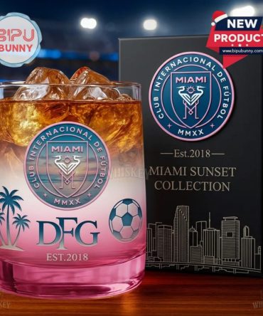 Inter Miami Cf Whiskey Glass