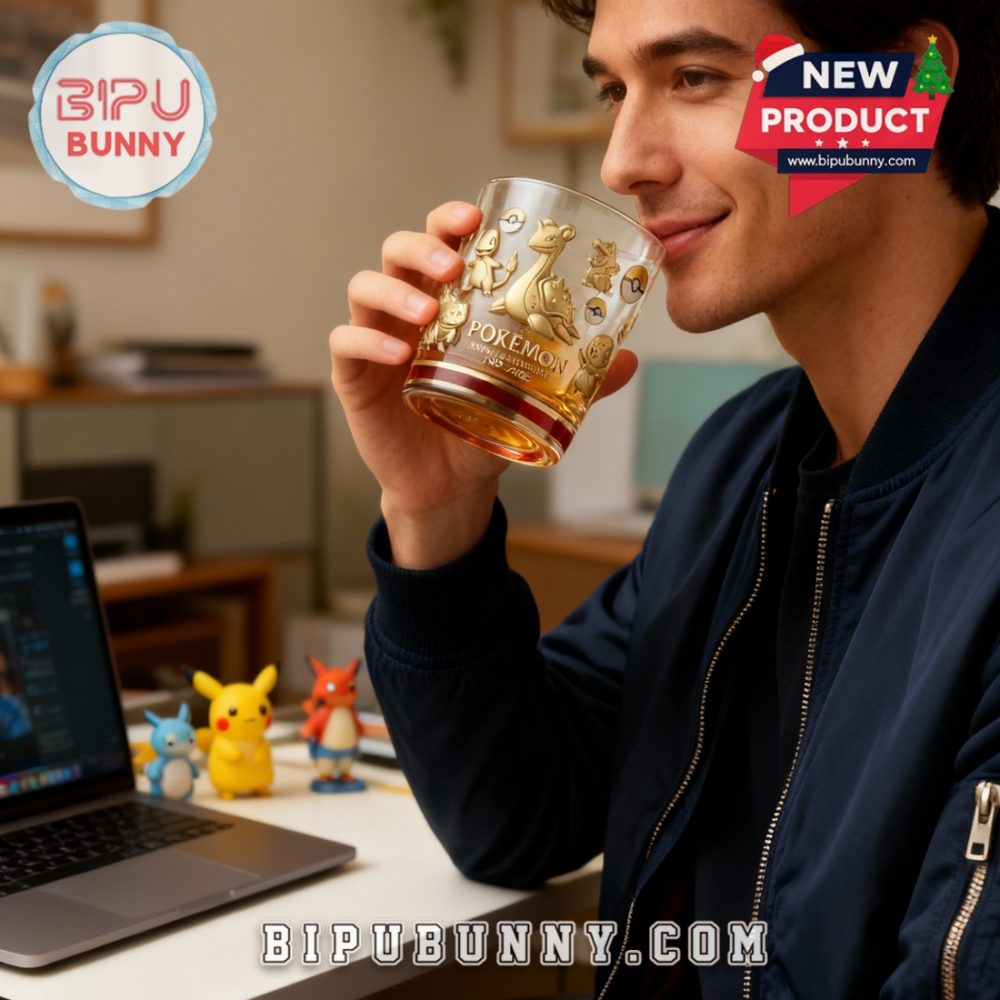 Lapras Pokemon 30Th Anniversary Whiskey Glass