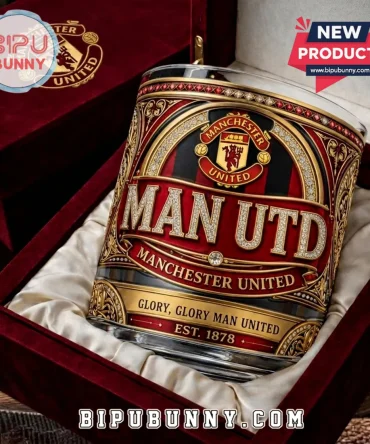 Manchester United Collectible Whiskey Glass