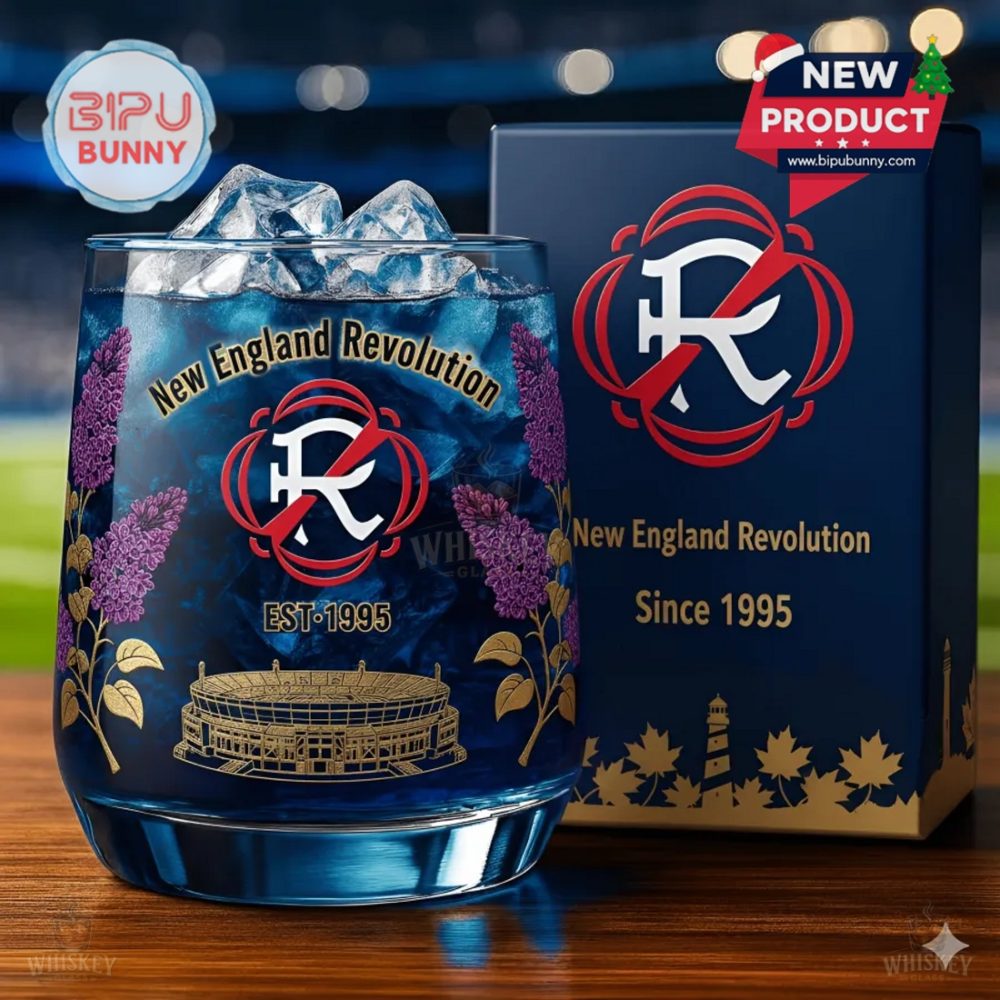 New England Revolution Whiskey Glass
