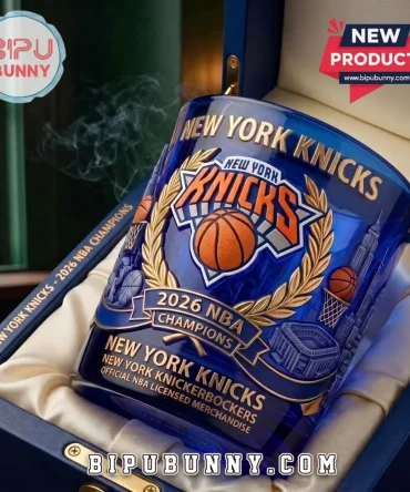 New York Knicks 2026 Nba Champions Whiskey Glass