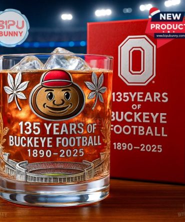 Ohio State Buckeyes 135Th Anniversary Whiskey Glass