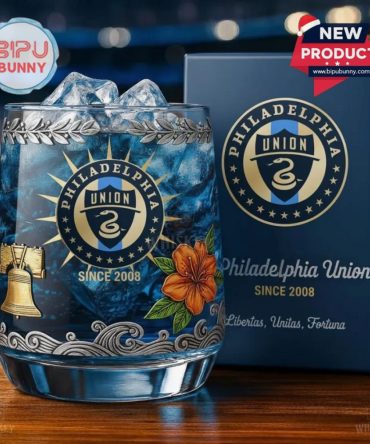 Philadelphia Union Whiskey Glass
