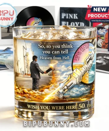 Pink Floyd 50Th Anniversary Whiskey Glass
