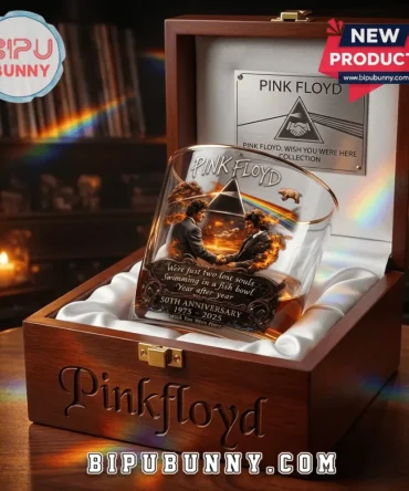 Pink Floyd Wish You Were Here 50Th Anniversary Whiskey Glass