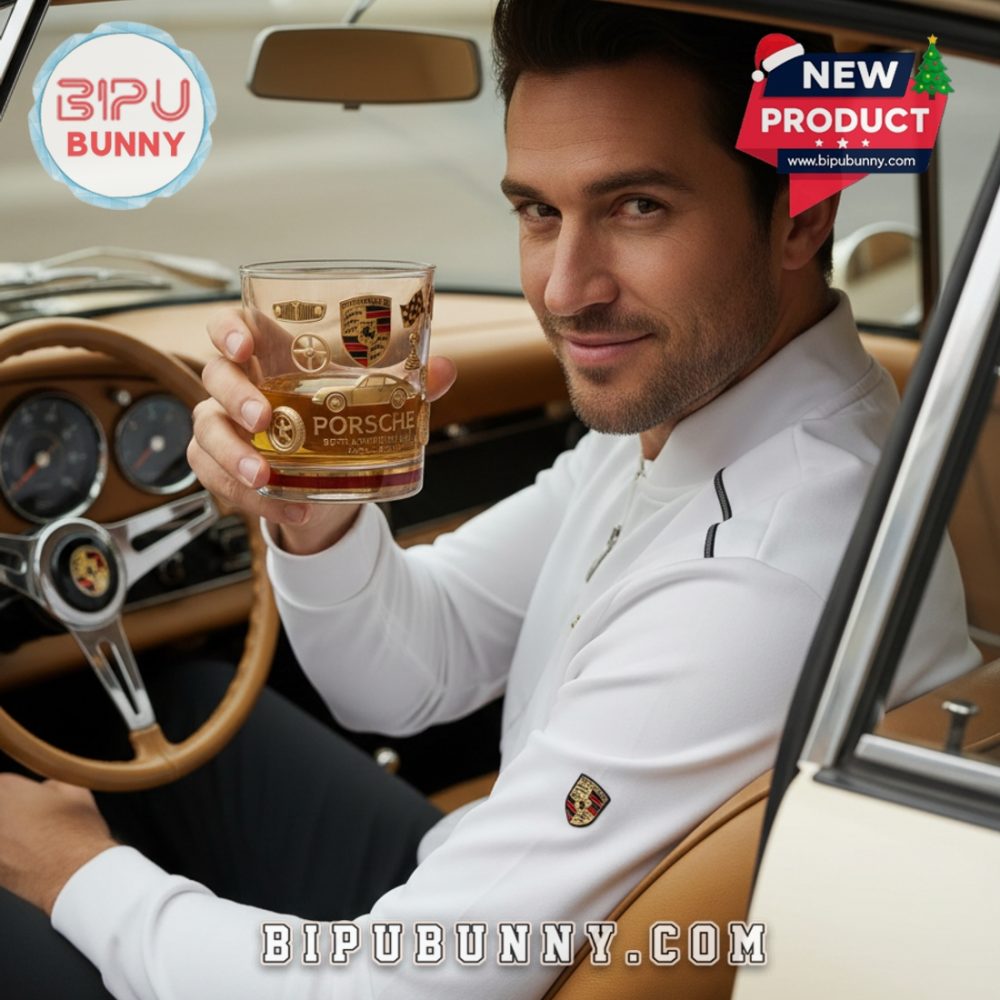 Porsche Fc 95Th Anniversary Whiskey Glass
