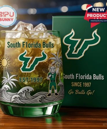 South Florida Bulls Whiskey Glass
