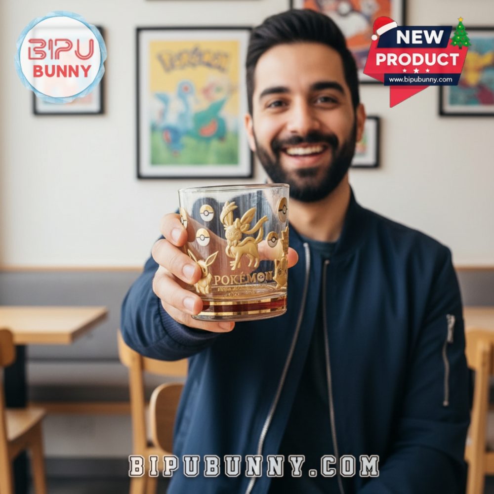 Sylveon Pokemon 30Th Anniversary Whiskey Glass