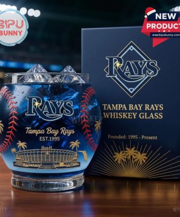 Tampa Bay Rays Whiskey Glass