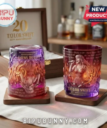 Taylor Swift 20Th Anniversary Live Performance Edition Whiskey Glass