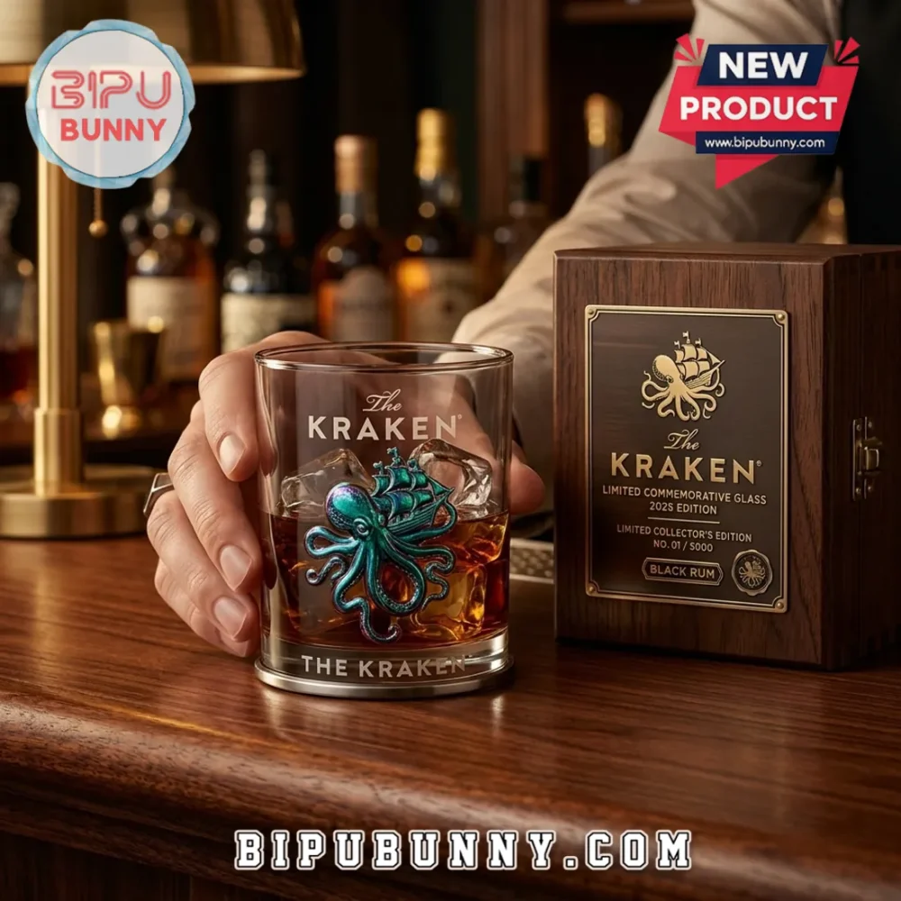 The Kraken 2026 Limited Edition Octopus Whiskey Glass