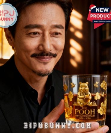The Pooh 100Th Anniversary Whiskey Glass