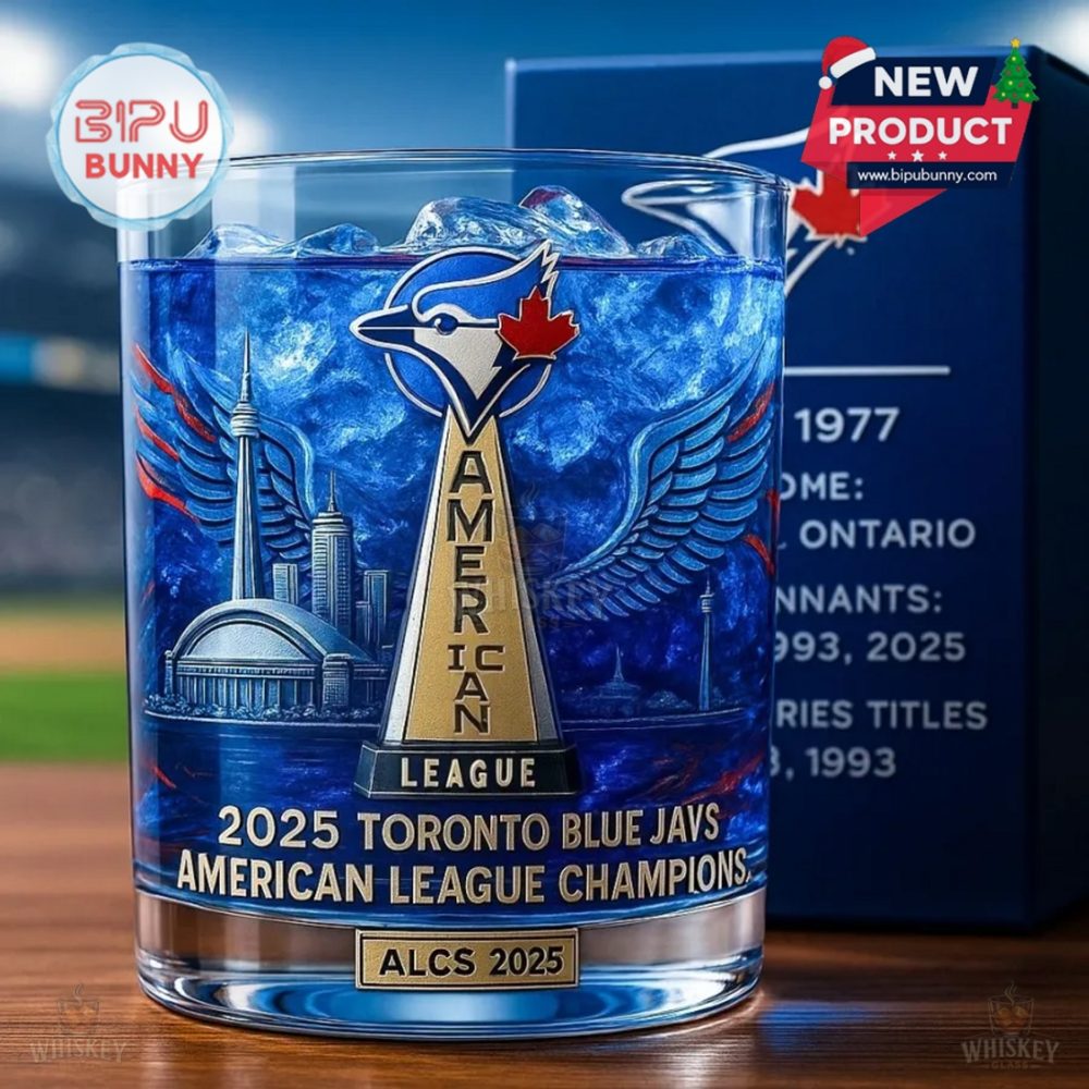 Toronto Blue Jays 2025 Al Whiskey Glass
