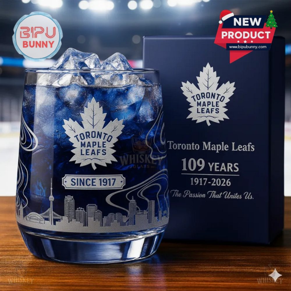 Toronto Maple Leafs 109Th Anniversary Whiskey Glass