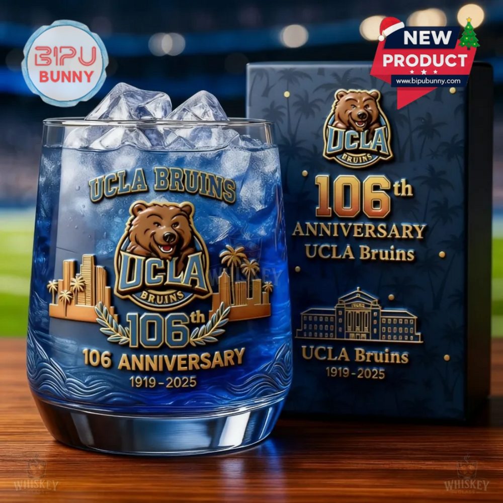 Ucla Bruins 106Th Anniversary Whiskey Glass