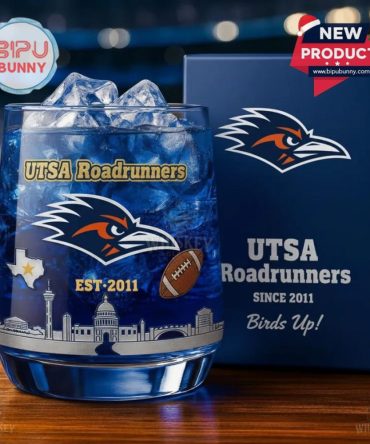 Utsa Roadrunners Whiskey Glass