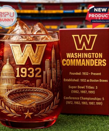Washington Commanders Collector Whiskey Glass