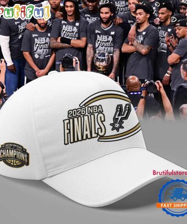 2026 Nba Western Conference Champions San Antonio Spurs Go Spurs Go Finals Bound Limited White Cap