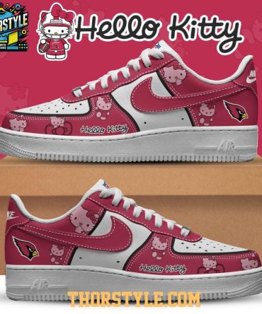 Arizona Cardinals Hello Kitty Nfl X-Mas Personalized Air Force 1 Shoes