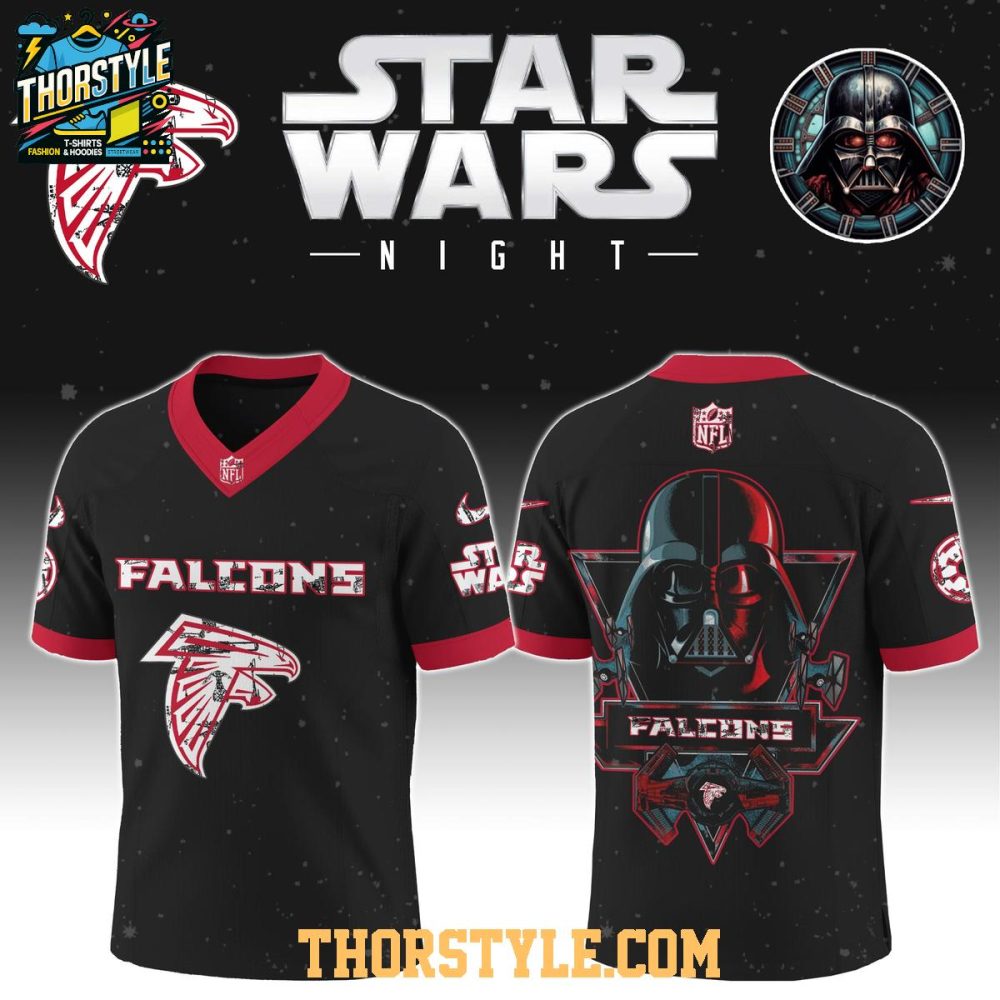 Atlanta Falcons Star Wars Darth Vader Football Jersey